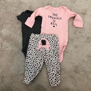 6mo baby girl bundle Carter’s